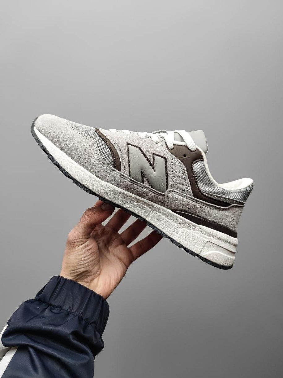 Кроссовки New Balance 997 Gray / Brown 10884 фото