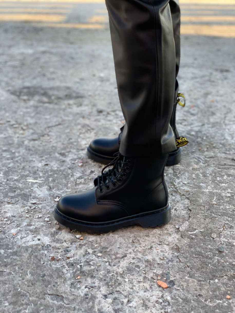 Зимові Черевики Dr. Martens 1460 Mono Black 3 4190 фото