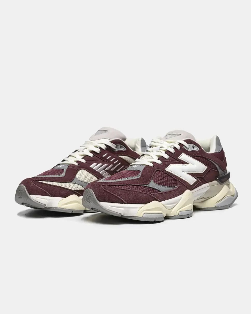 New Balance 9060 Burgundy White Grey
