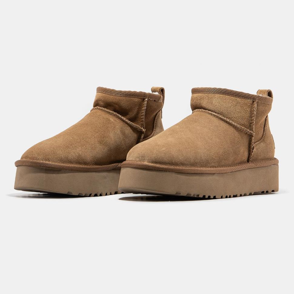 Зимние сапоги Ugg Ultra Mini Platform Chestnut, 40