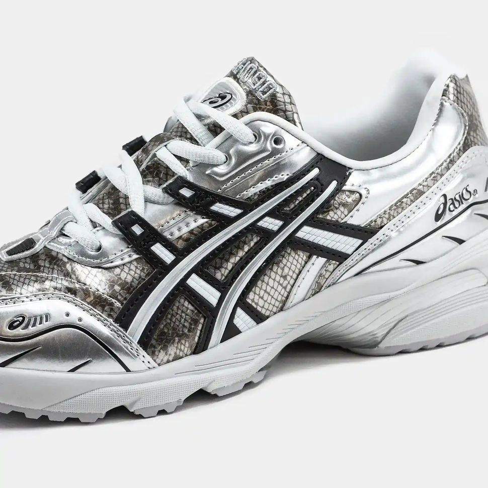 Asics Gel-1090 x KIKS Silver Black Python