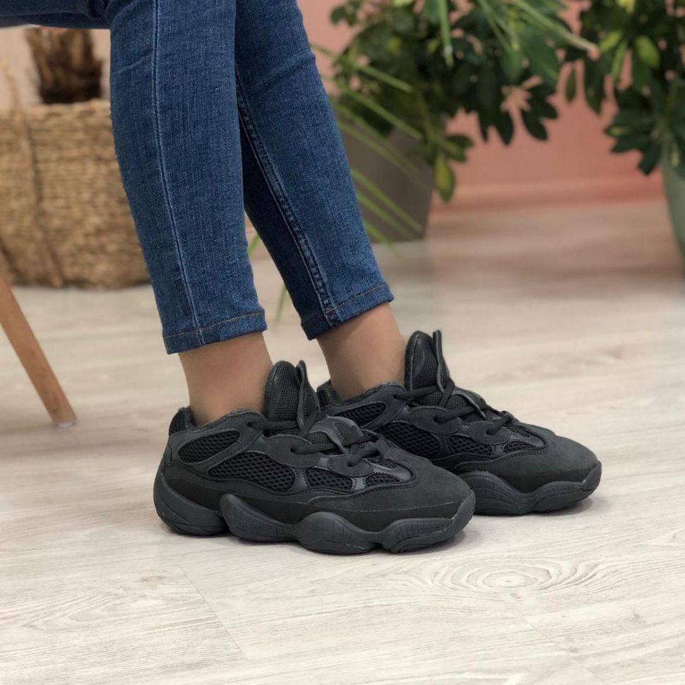 Зимові Кросівки Adidas Yeezy Boost 500 Black 5 3280 фото