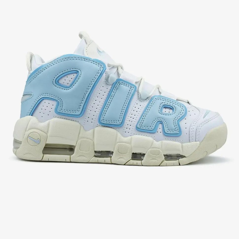 Nike Air More Uptempo White Blue Sail, 36