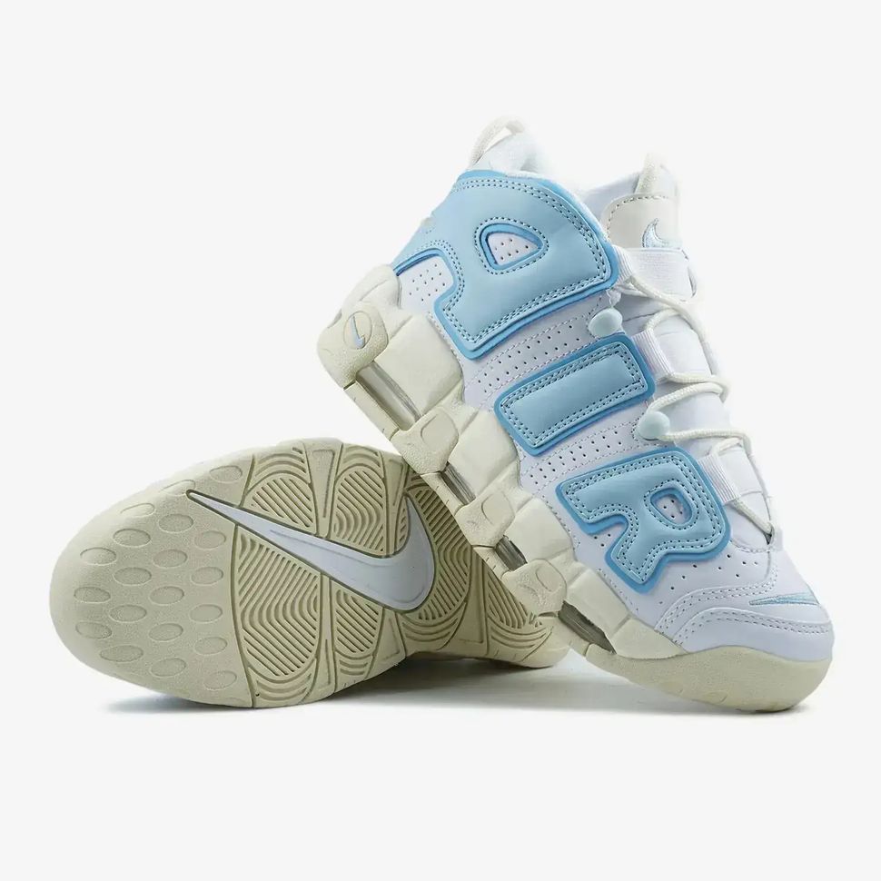 Nike Air More Uptempo White Blue Sail, 36