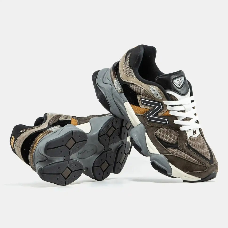 New Balance 9060 Brown Black Gold