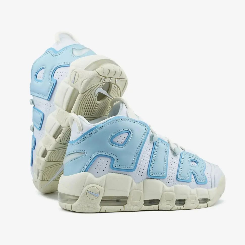 Nike Air More Uptempo White Blue Sail, 36