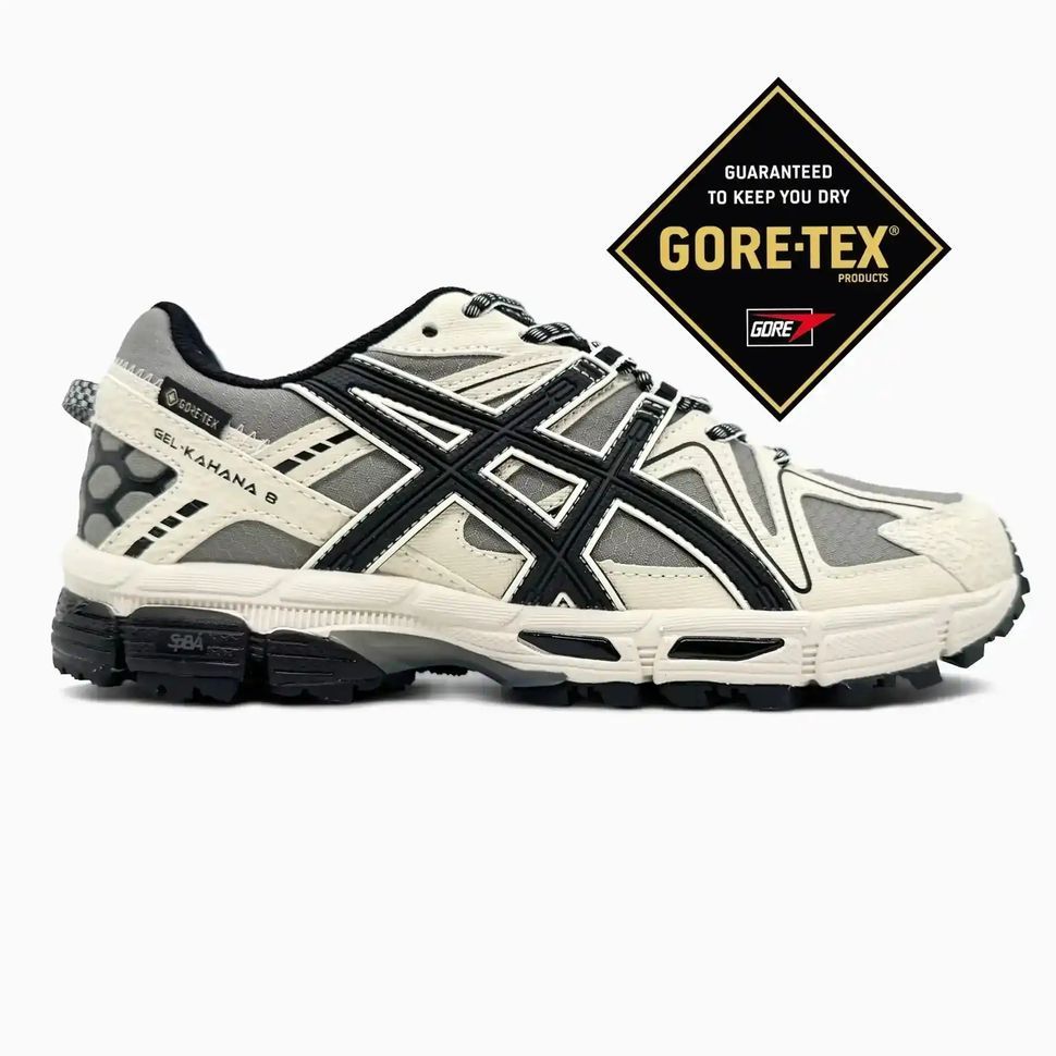 Asics Gel-Kahana 8 Beige Black Gore-Tex