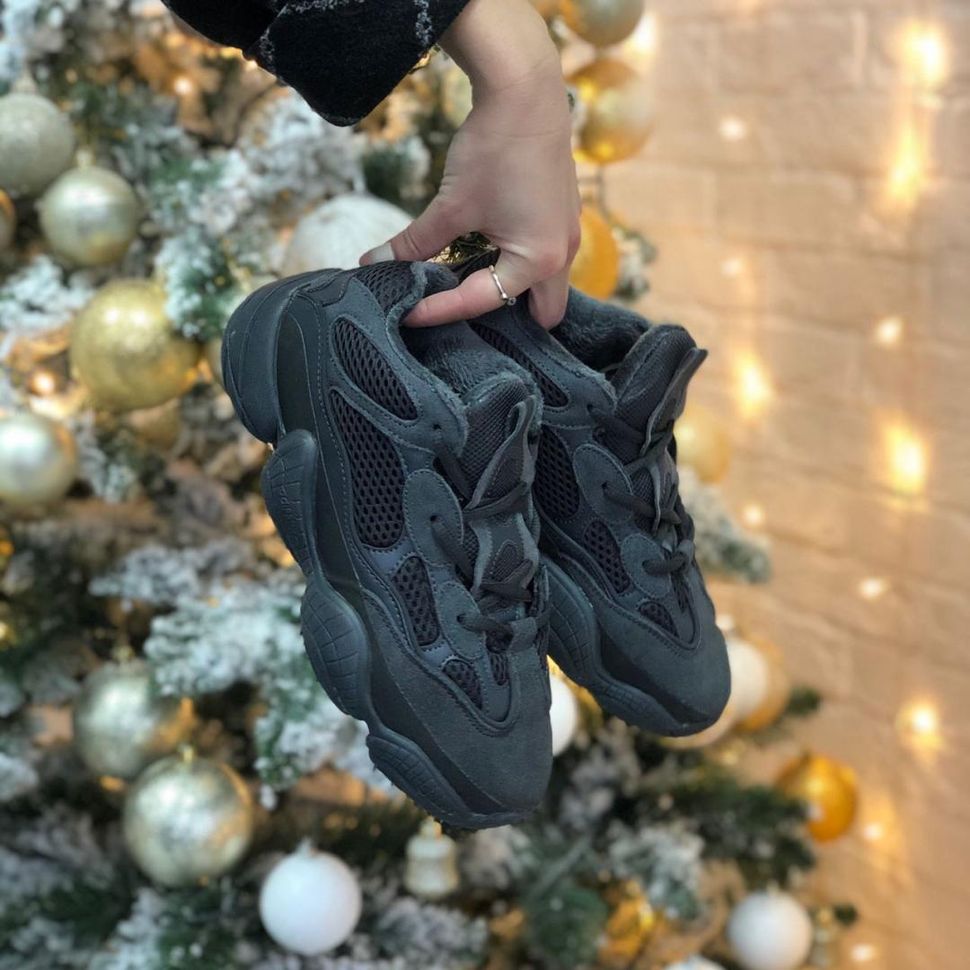 Зимові Кросівки Adidas Yeezy Boost 500 Black 5 3280 фото