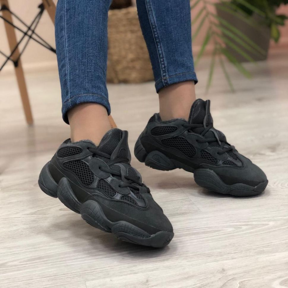 Зимові Кросівки Adidas Yeezy Boost 500 Black 5 3280 фото