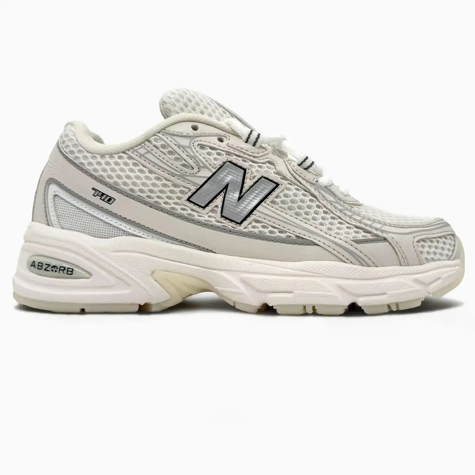 New Balance 740 White Silver Cream