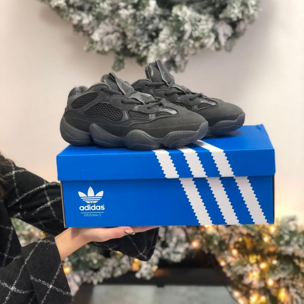 Зимові Кросівки Adidas Yeezy Boost 500 Black 5 3280 фото