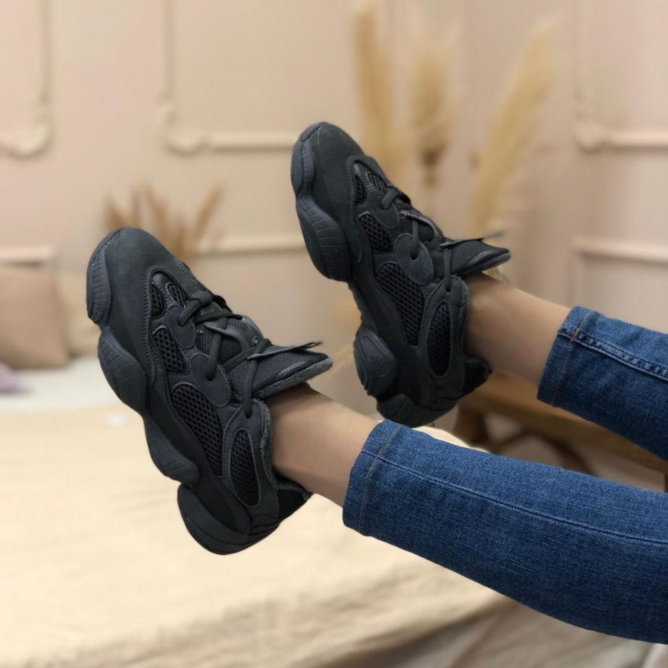 Зимові Кросівки Adidas Yeezy Boost 500 Black 5 3280 фото