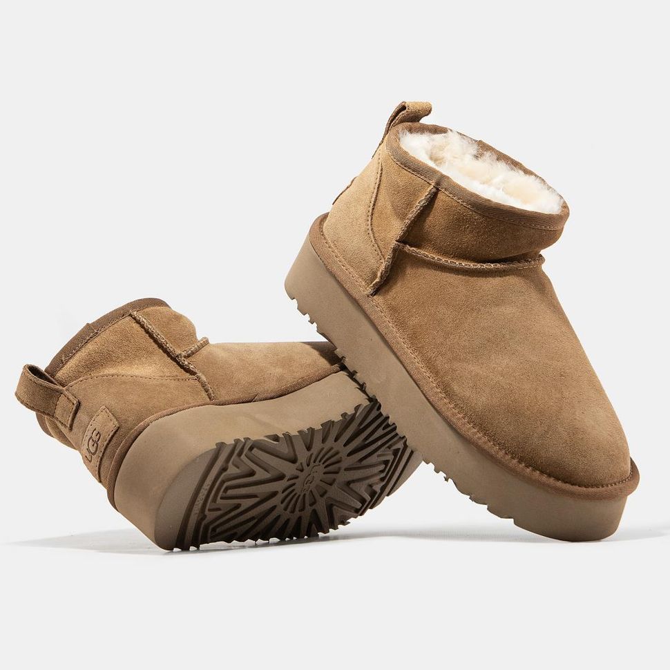 Зимние сапоги Ugg Ultra Mini Platform Chestnut, 40