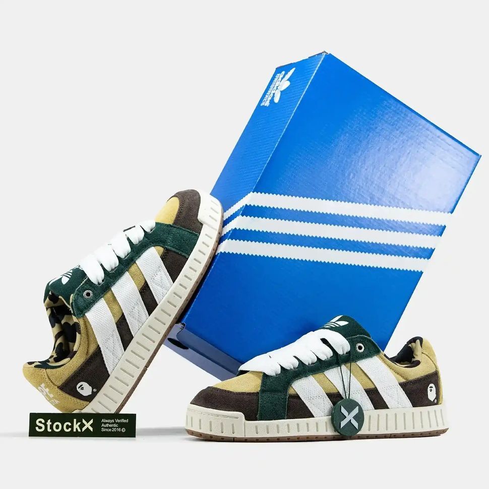 Adidas LWST x Bape Green Brown White