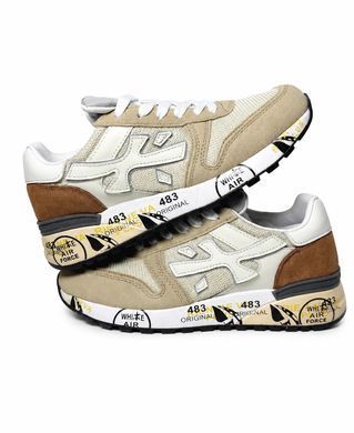 Premiata Mick Beige White Brown, 40