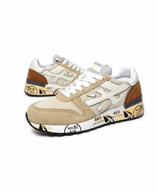 Premiata Mick Beige White Brown, 40