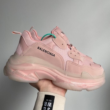 Кросівки Balenciaga Triple S Clear Sole Pink 2.0 3466 фото