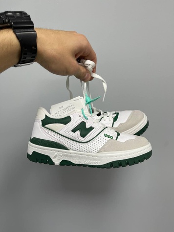 Кросівки New Balance 550 Green Logo 8213 фото