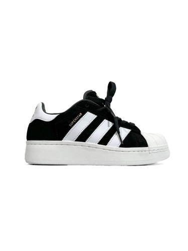Кроссовки Adidas Superstar XLG Black White 10534 фото