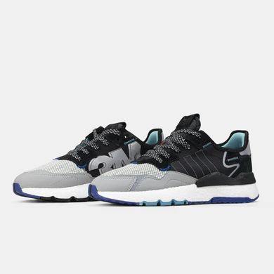 Adidas Nite Jogger Black Grey Blue, 41