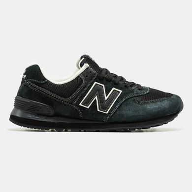 New Balance 574 Dark Green Black, 36
