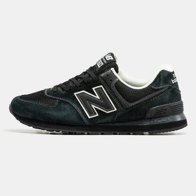 New Balance 574 Dark Green Black, 36