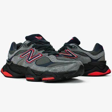 New Balance 9060 Grey Black Red, 40
