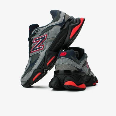 New Balance 9060 Grey Black Red, 40