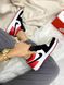 Nike Air Jordan Retro 1 Low Black Toe Red 6979 фото 8