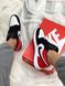Nike Air Jordan Retro 1 Low Black Toe Red 6979 фото 9