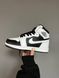 Nike Air Jordan 1 High White Black Fur 2268 фото 1