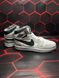 Зимові баскетбольні кросівки Nike Air Jordan 1 High Grey White Black 2267 фото 2
