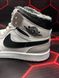 Зимові баскетбольні кросівки Nike Air Jordan 1 High Grey White Black 2267 фото 9