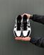 Баскетбольные кроссовки Nike Air Jordan 1 Retro Mid White Black 2085 фото 4