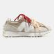 New Balance 327 Grey Beige Red/Orange Laces, 36