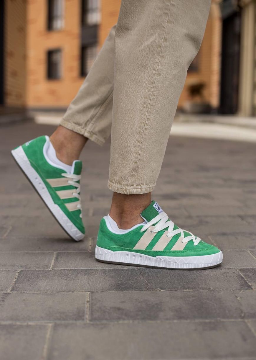 Кросівки Adidas Adimatic Green White v2 9235 фото