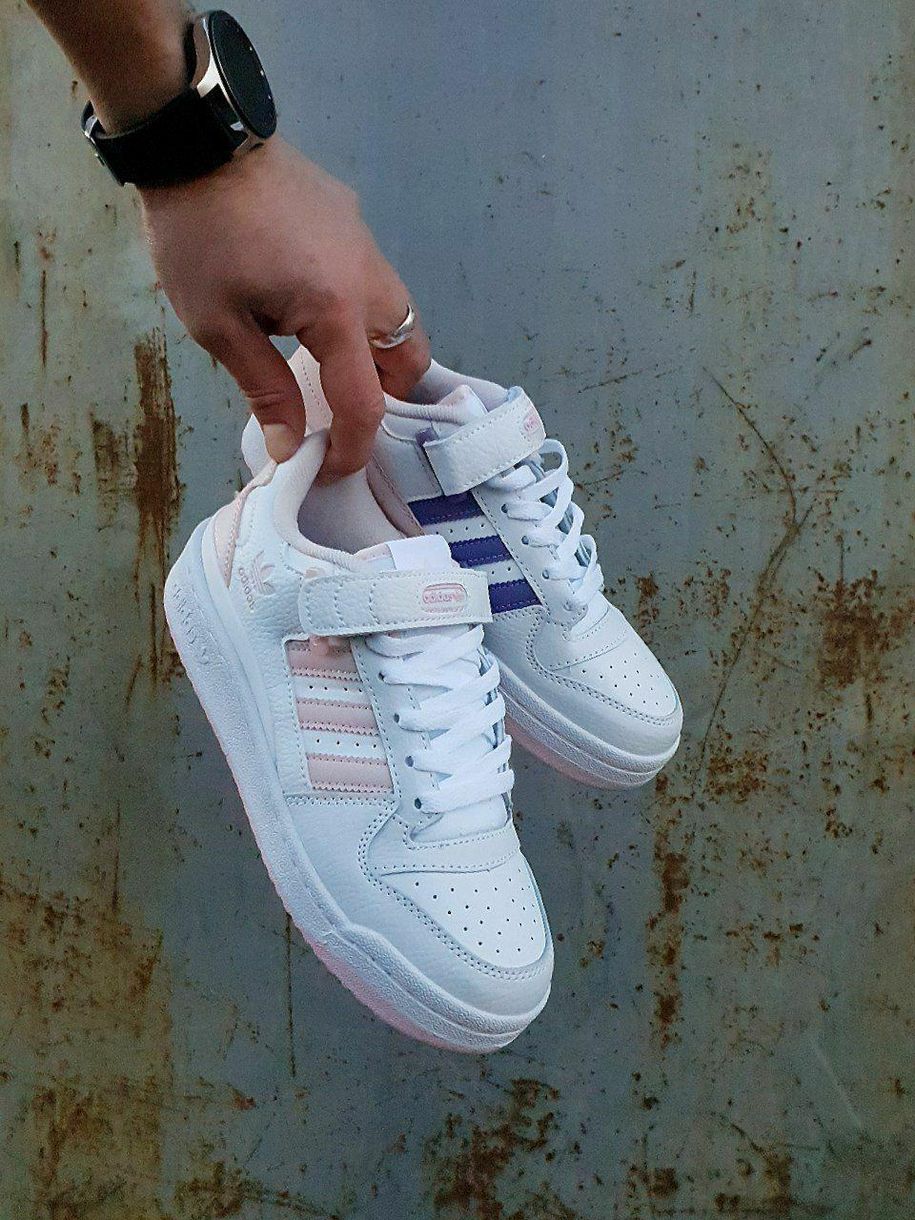 Кросівки Adidas Forum White Pink Purple 2490 фото