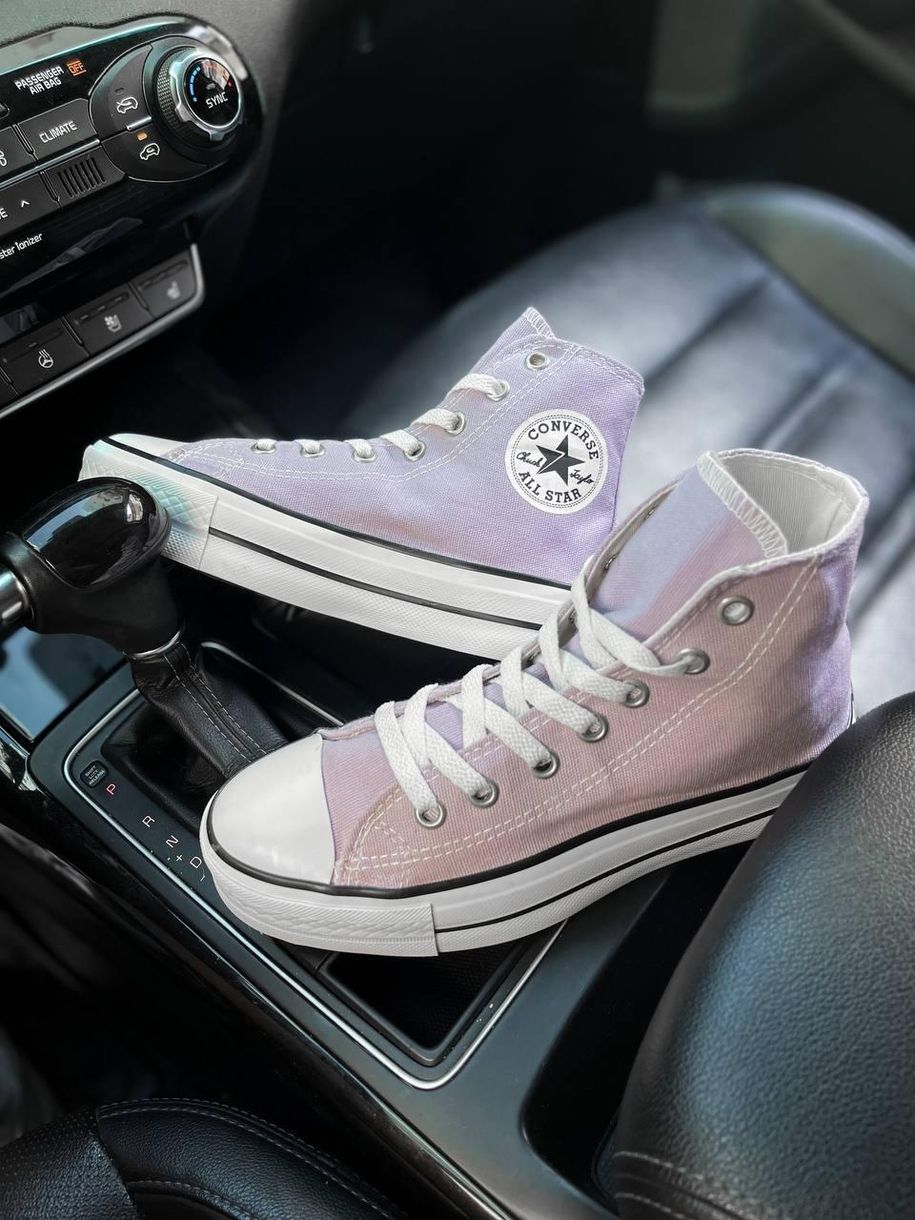 Кеди Converse High Platform Lilac 7946 фото