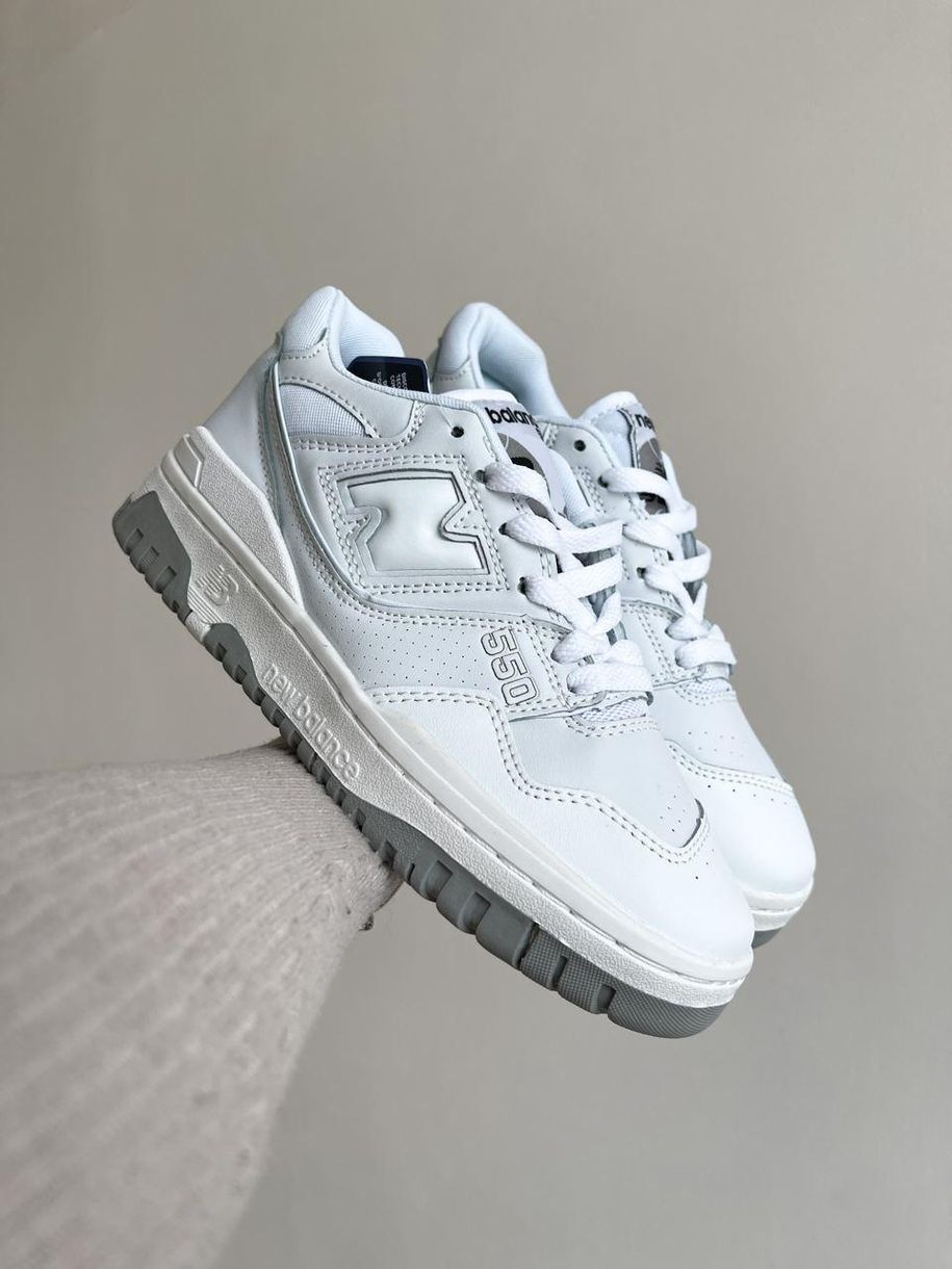 Кросівки New Balance 550 White Grey v2 8108 фото