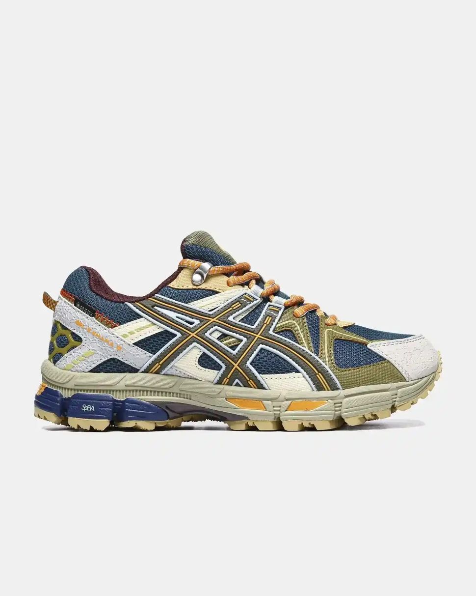 ASICS Gel-Kahana 8 Gore-Tex Navy Yellow Multi