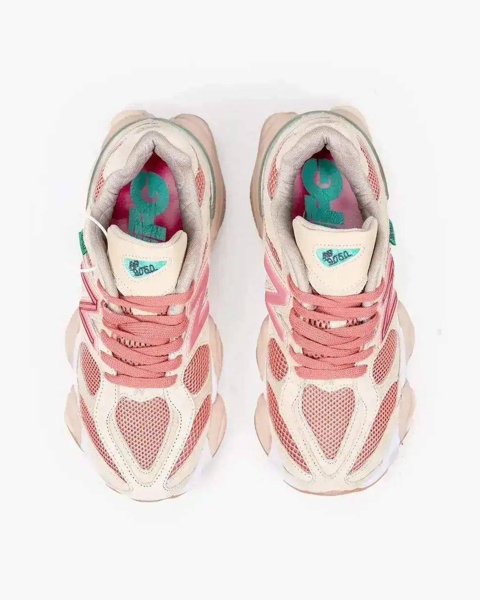 New Balance 9060 Sea Salt Coral Pink