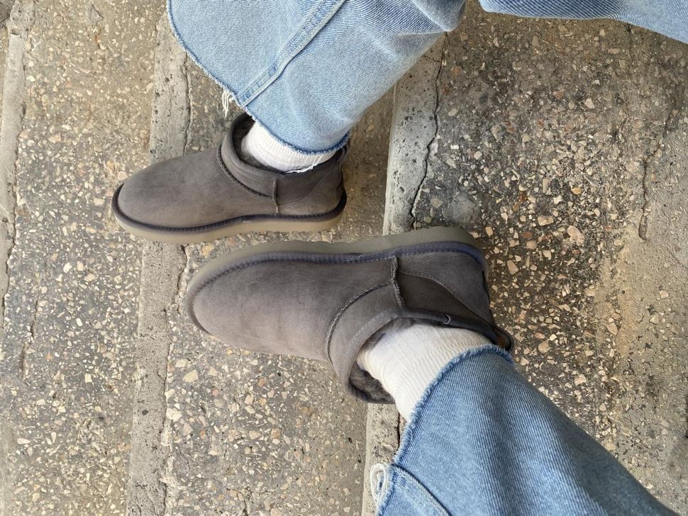 Зимові чоботи Ugg Classic Ultra Mini Grey 9427 фото