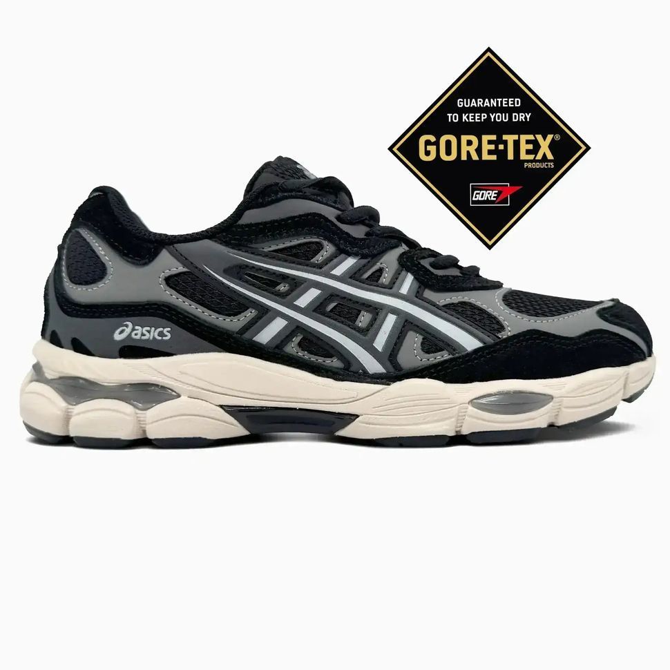 Asics Gel-NYC Black Grey Gore-Tex, 41
