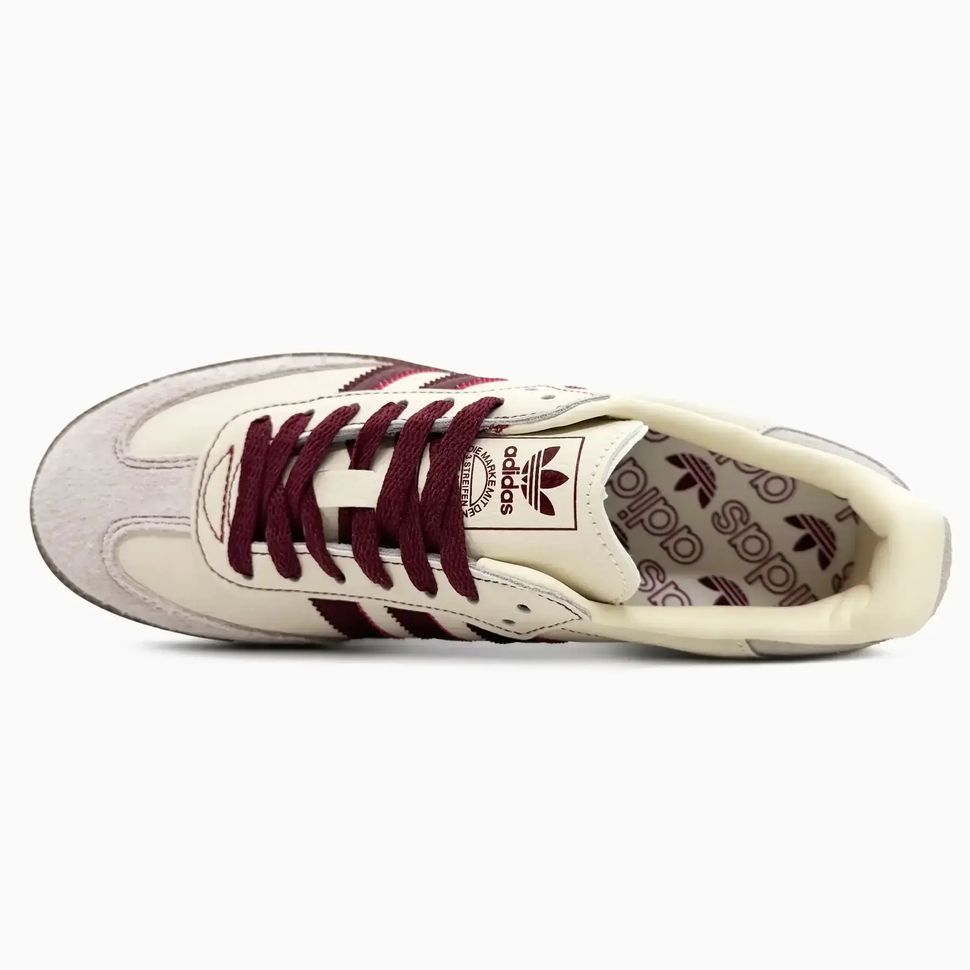 Adidas Samba OG Wonder White Maroon, 36