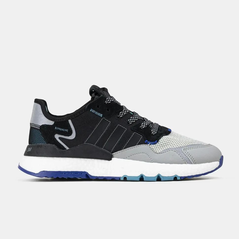 Adidas Nite Jogger Black Grey Blue, 41