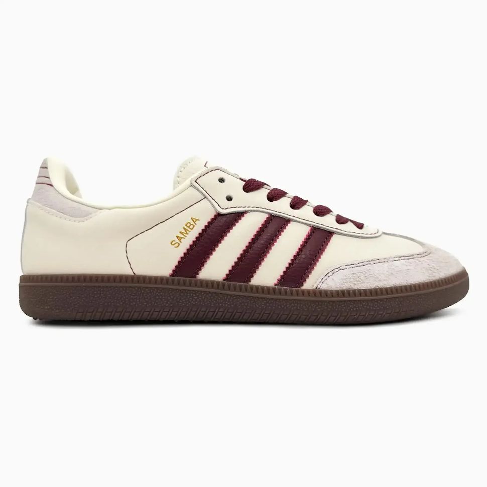 Adidas Samba OG Wonder White Maroon, 36