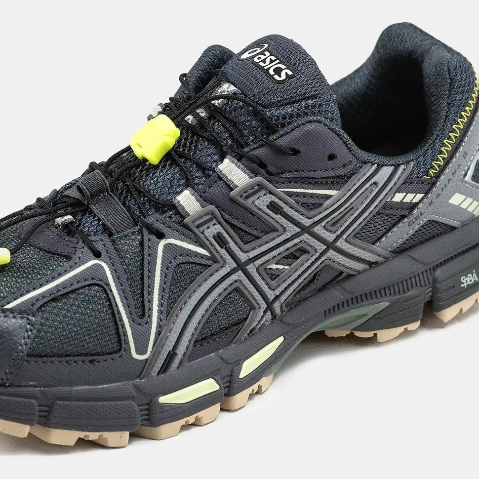 Asics Gel-Kahana 8 Black Grey Lime