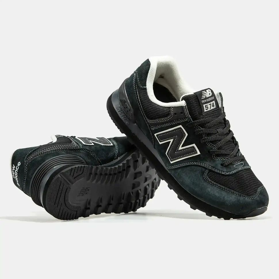 New Balance 574 Dark Green Black, 36