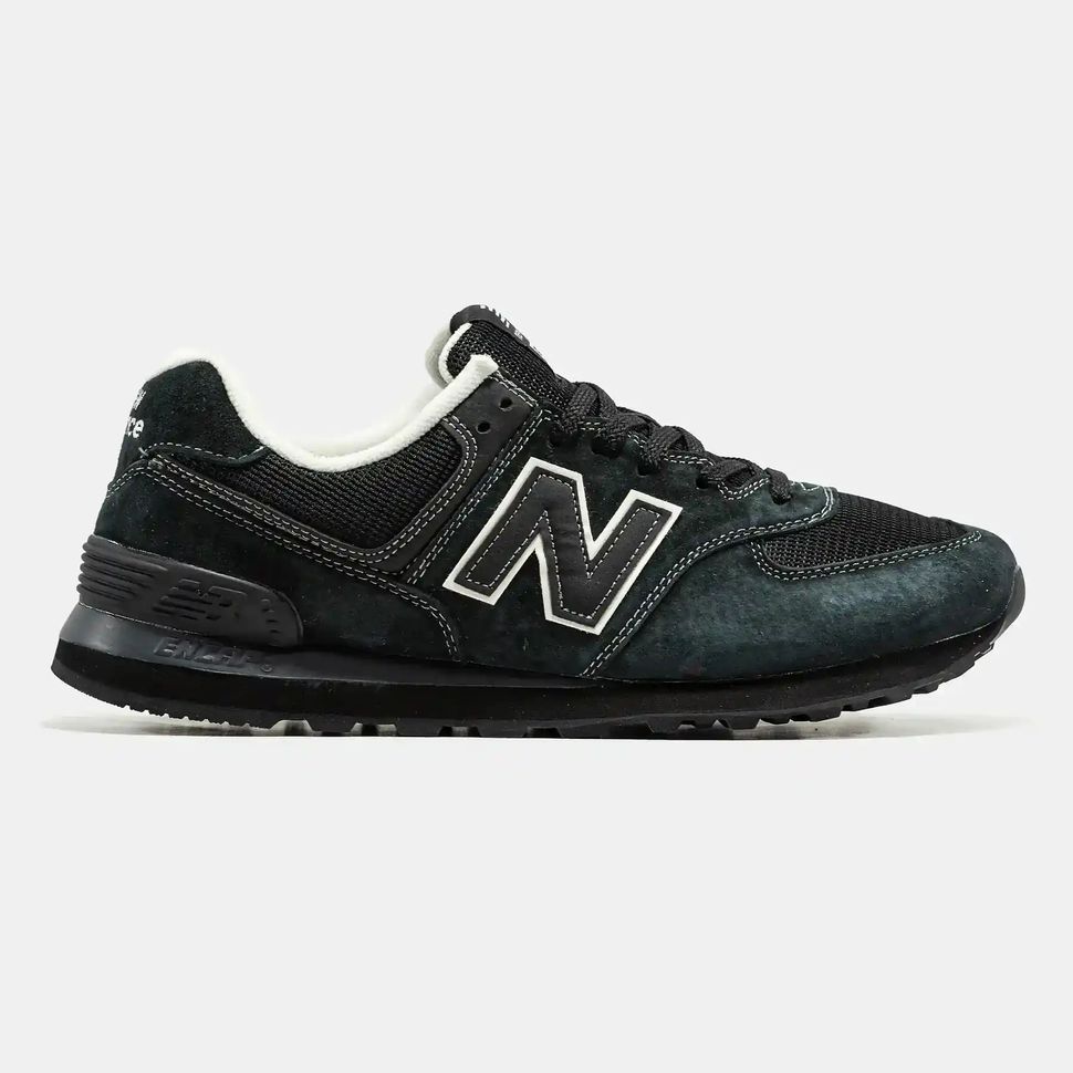 New Balance 574 Dark Green Black, 36