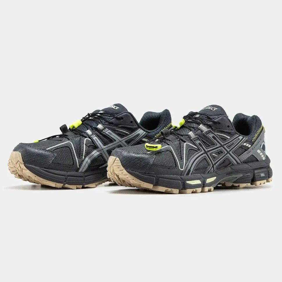Asics Gel-Kahana 8 Black Grey Lime